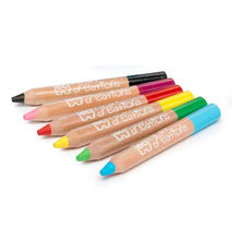 Load image into Gallery viewer, Educational Colours set of six coloured Wooden Pencils 
